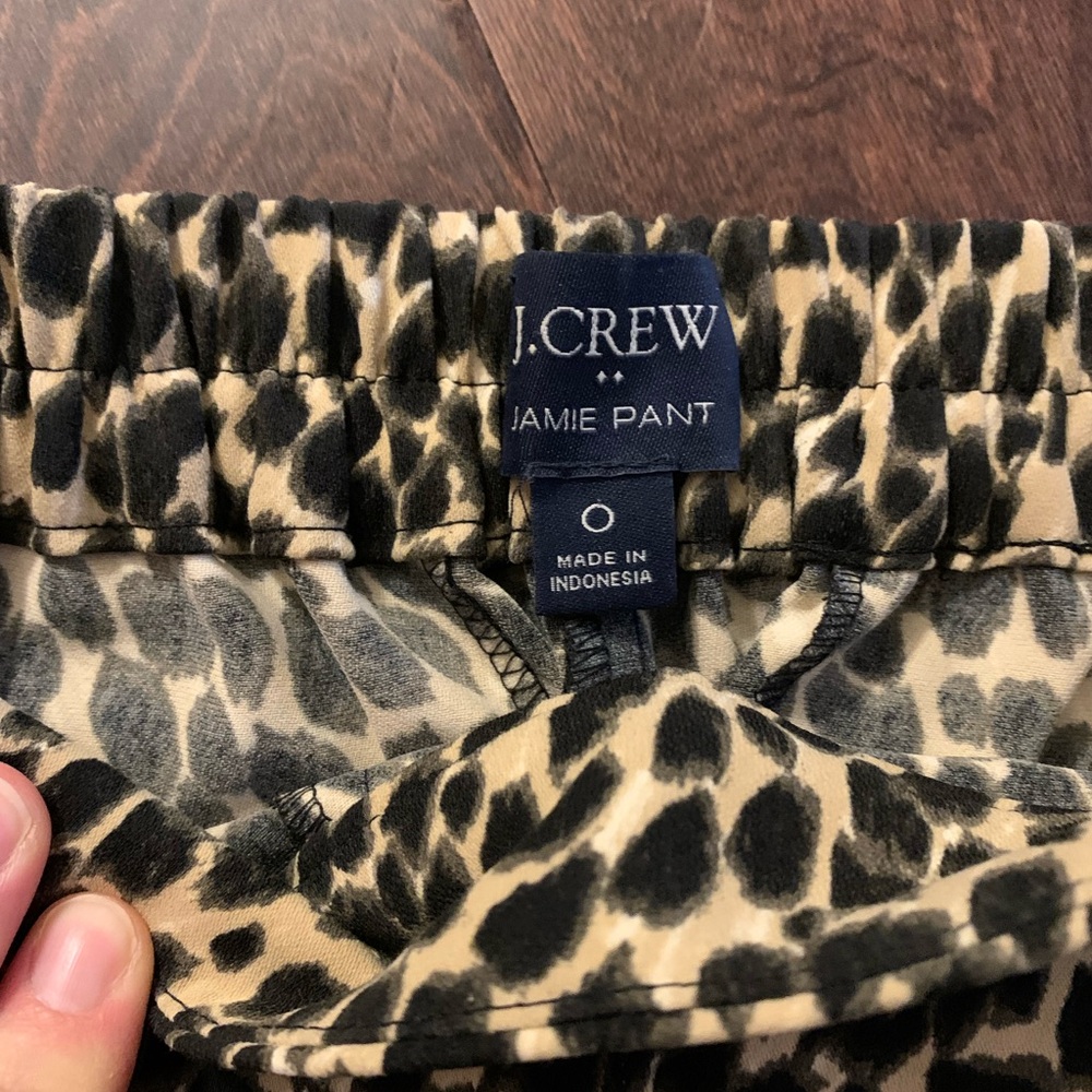 J Crew Factory Cheetah Print Pants - Picture 3 of 5